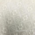 Polyester Knit Fabric White Embroidery Fabric -027 Manufactory